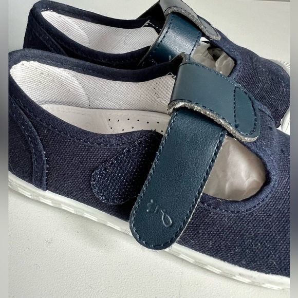 Jacadi Paris Kids Boy Canvas Shoes Sandals Navy Blue Size EU 27 Made in Spain - Picture 11 of 11